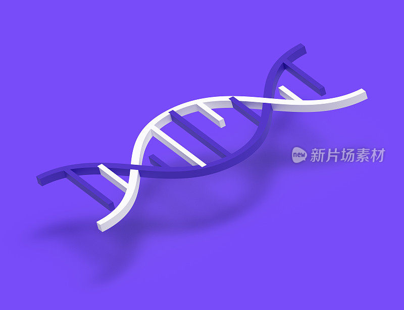 现代科学3D DNA统计螺旋背景